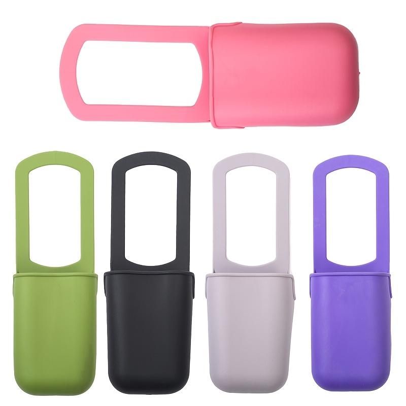 Portable silicone drink holder, fits bikes and trolleys, also serves as cup storage for bathroom scenarios