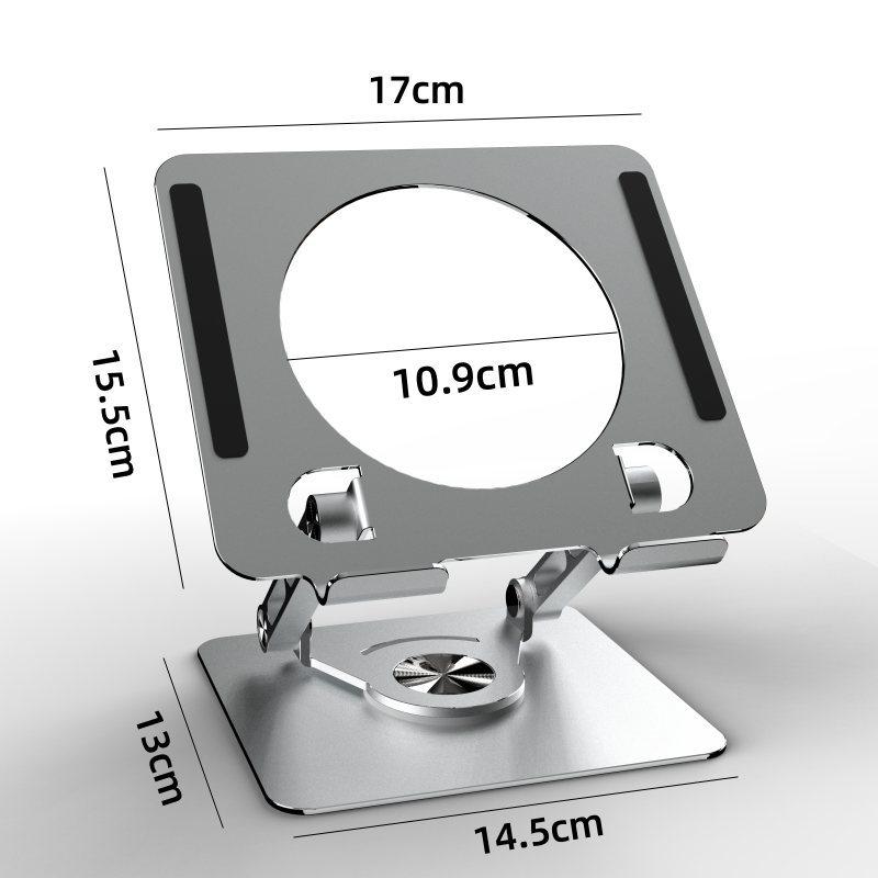 Rotating Desktop Tablet & Phone Stand: Multifunctional, Foldable, Portable Holder