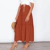 Dámská sukně Atraktivní s vysokým pasem Boho styl Plážová sukně Dámská móda Ležérní plážová sukně Maxi sukně na dovolenou