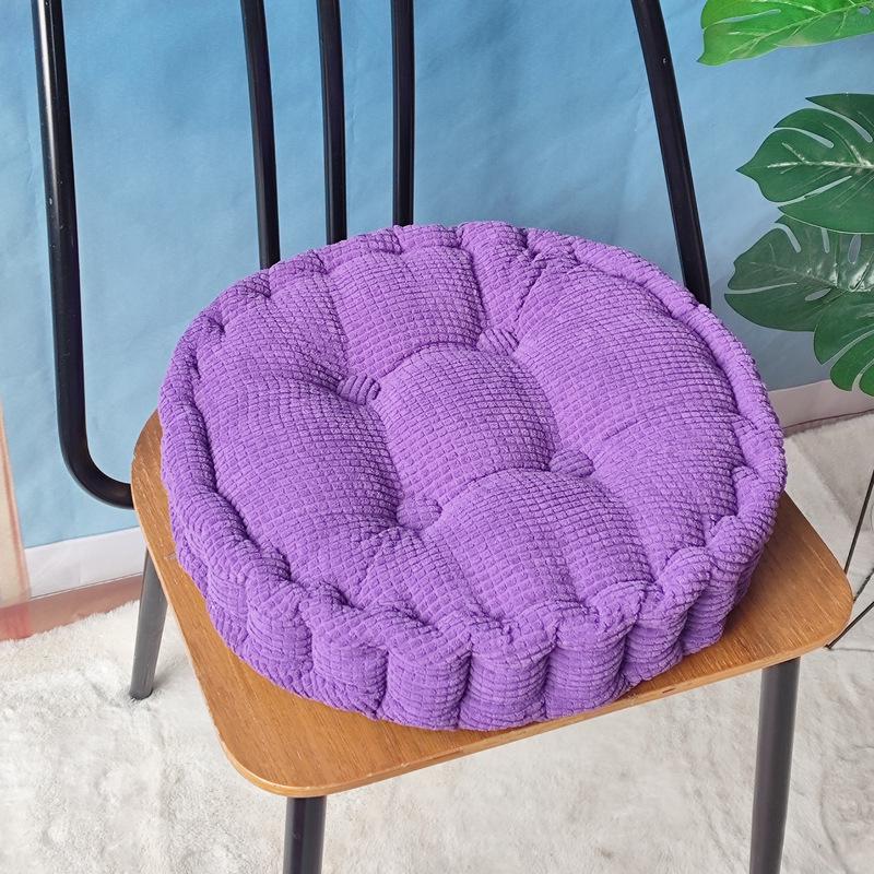 Cuscino per Sedia in Velluto a Coste con Chicchi di Mais 3D Fatto a Mano – Cuscino per Seduta Tatami Spesso