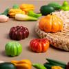 Miniatures imitation légumes micro paysage ornements figurines pour décorations de maison décoration de chambre bricolage maison de poupée accessoires