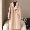 2026 Spring Women's Slim Fit Lapel Wool Coat