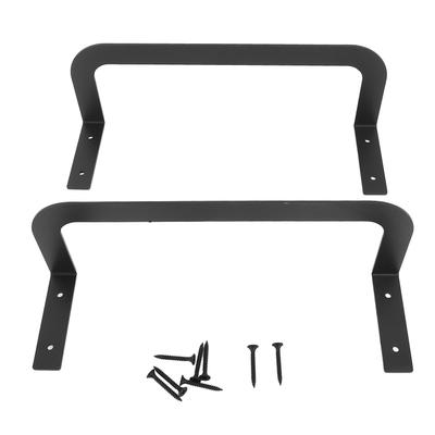 2 STÜCKE Matratzenhalterung Stahl Anti-Rutsch Matratzenstopper Stabilisator Gleitstopper für Schlafzimmer Bettgestell Schwarz