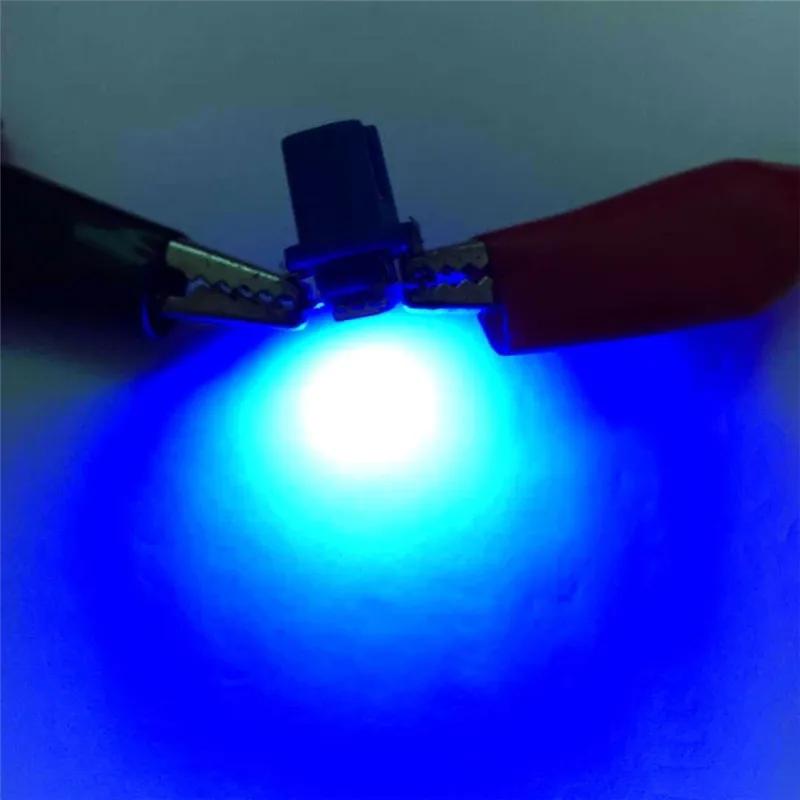 10Pcs T5 B8.5d LED Light Car Dashboard Speed Lights Bulb Cars Interior Lamp Accessories Dashboard Side Switch lamps 12V