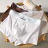 Men's Ice Silk Breathable Summer Boxer Briefs: Youthful, Simple, Comfortable Sportswear