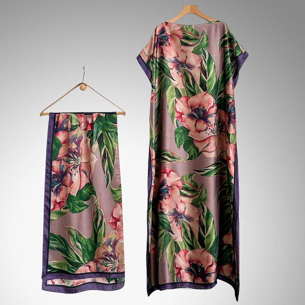 Middle Eastern Style Loose Long Dress Abaya for Women