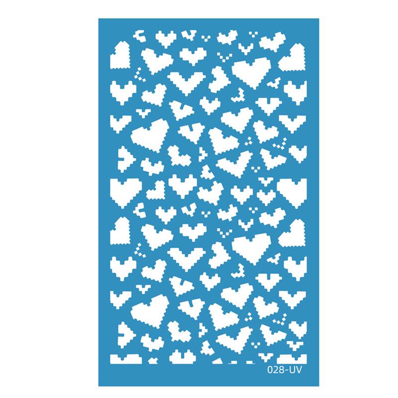 Silk Screen Stencils for Polymer Clay Reusable Line Flower Leaves Silk Screens Printing Pottery Tools for Earring Jewelry Making