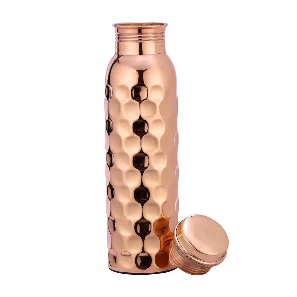 Pure Copper Bottle (Vintage Diamond)