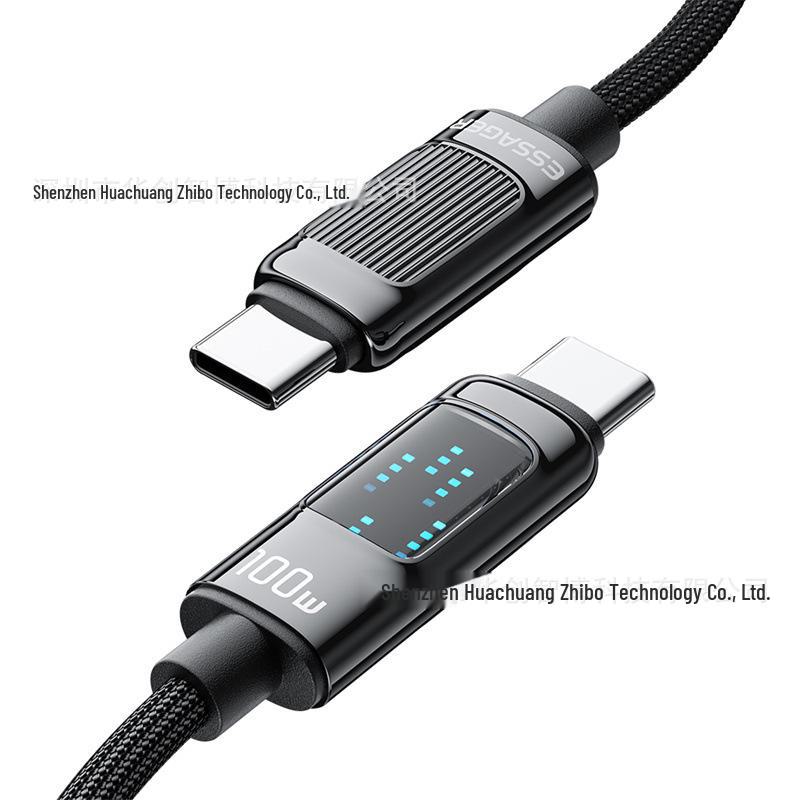 ESSAGER Streamer Series 100W PD Fast Charging Cable for Phones, Tablets, and Laptops