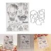 Metal Cutting Dies Easter Rabbit Clear Stamps for DIY Craft Card Making Embossin