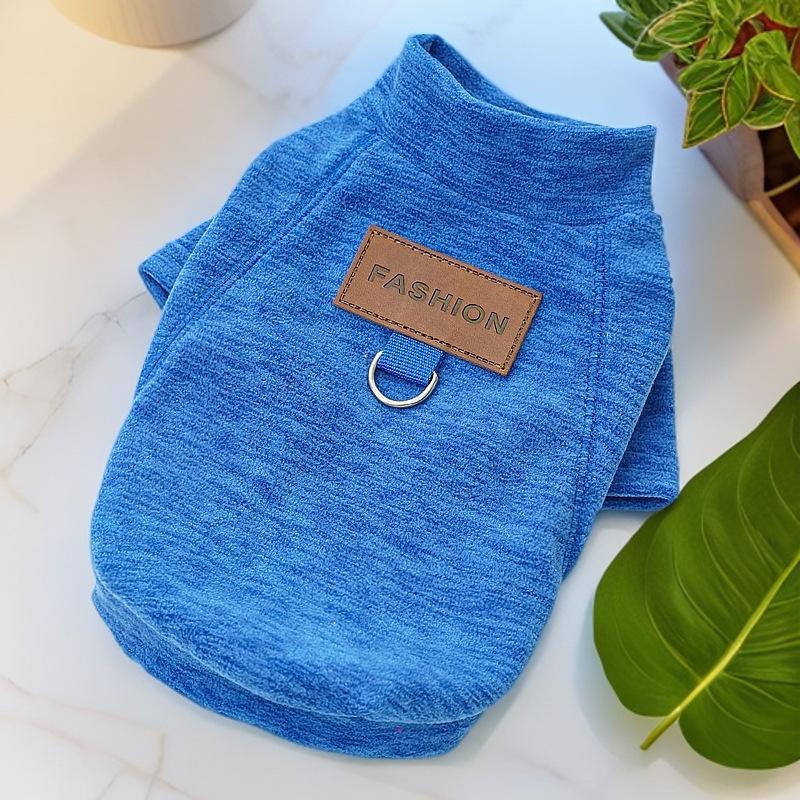 

Winter Warm Fashion Dog Hoodies Pet Clothes For Small Dogs Solid Color Puppy Sweatshirt Soft Cat Pullovers Chihuahua Pet Hoodies S