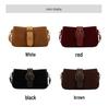 Retro Handbag: Niche Design Frosted Shoulder/Crossbody Bag