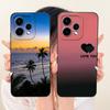For OPPO Reno15 5G CPH2825 2026 Fashion Dusk Beach Painting Phone Case For Oppo Reno 15C 15 Soft Silicone Covers Bumpers