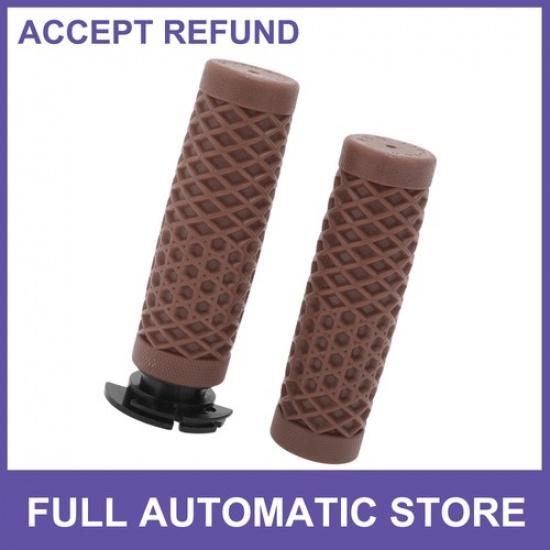 78  Motorcycle Hand Grips Cover Kit Handlebar Grips Brown