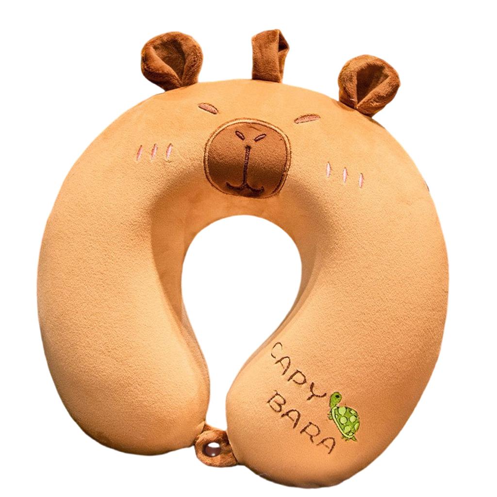 Travel Portable U Shaped Neck Support Pillow Memory Foam Pillow Soft for Kids Adults Travel Cushion