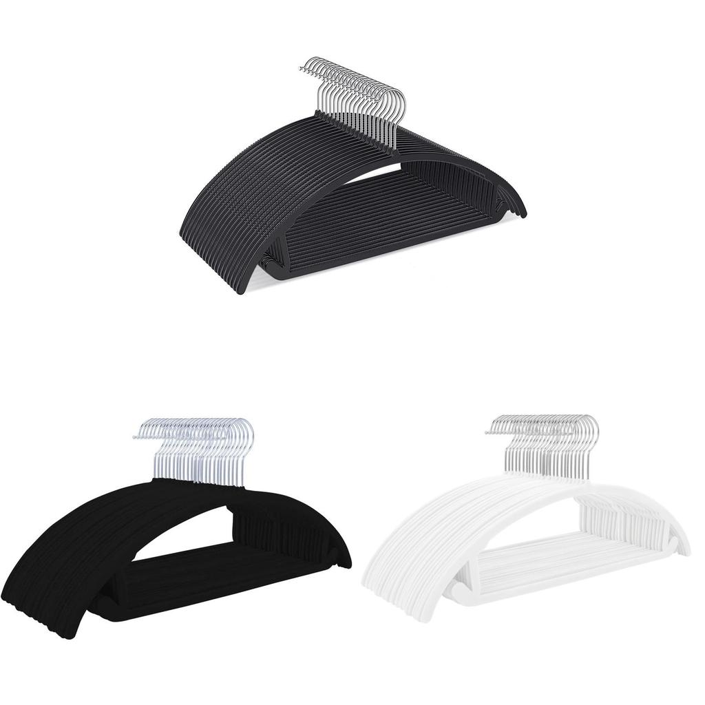 Modern Semicircular Multifunctional Plastic Clothes Hanger With Antishoulder And Nonslip Features For Home Organizing