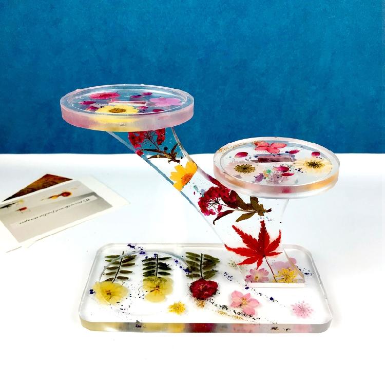 Flower Pot Bracket Silicone Mold Resin Casting Rack Mold Suitable for Diy Crafts