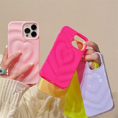 Love Heart Phone Case For Iphone 11 13 14 12 Pro Max 14promax 13promax 12promax 14pro 13pro Silicon Soft Tpu Back Fundas Covers