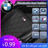 LMHKH1 2026 Car Sticker Leather Car Seat Cover Car Front Seat Cushion Anti Slip Auto Chair Protector Cover For BMW E46 E90 E60 F30 F10