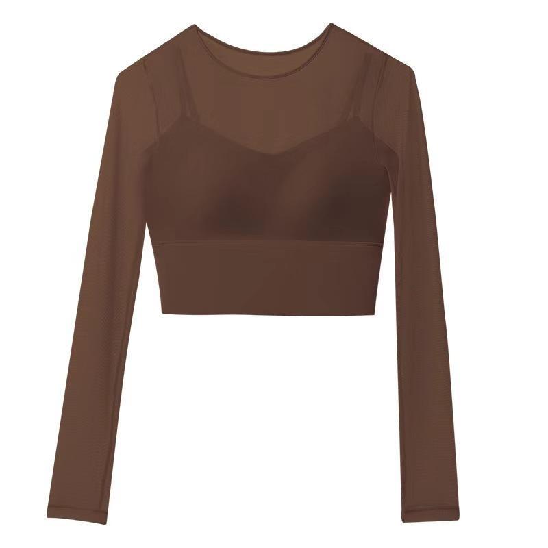 

Breathable Long Sleeve Slim Fit Sportswear for Running and Pilates L (40-55 kg)