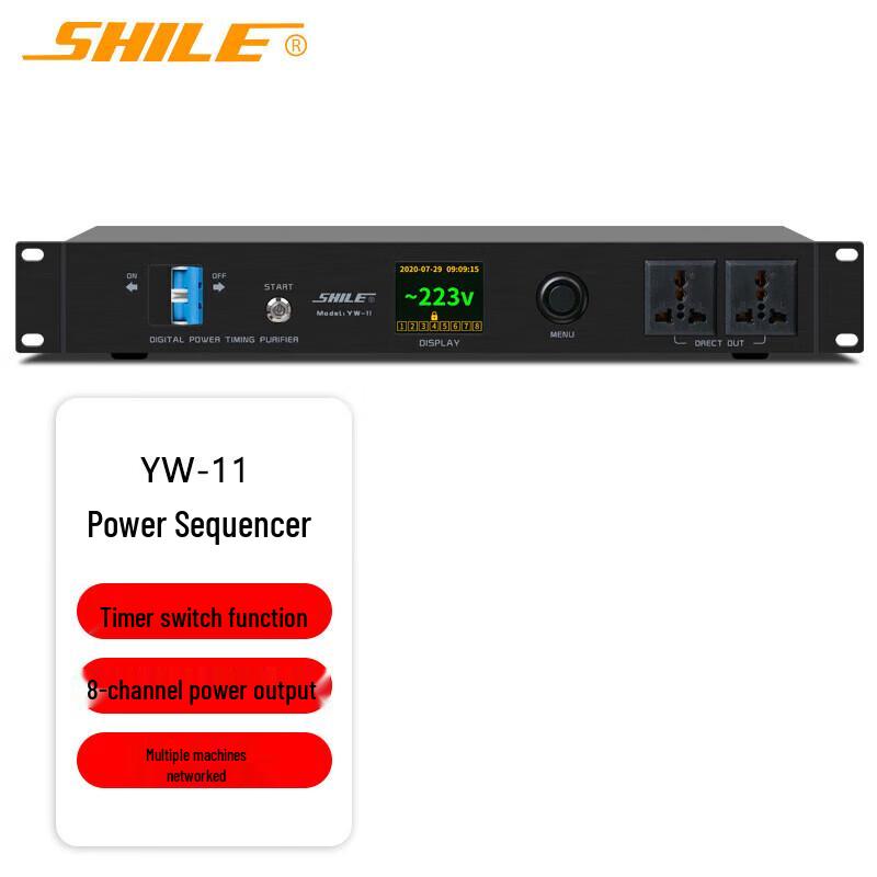 SHILE YW-11 Professional 8+2 Channel Power Sequencer