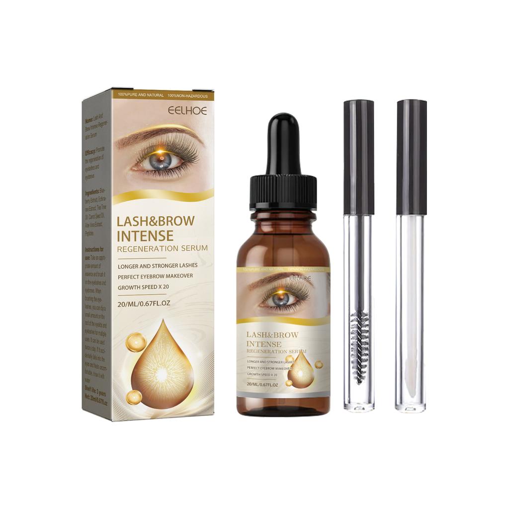 Gentle and Traceless Eyelash Liquid, with Long, Curly and Beautiful Eyelashes. Moisturizing Eyebrows with Dark and Dense Eyelash Liquid