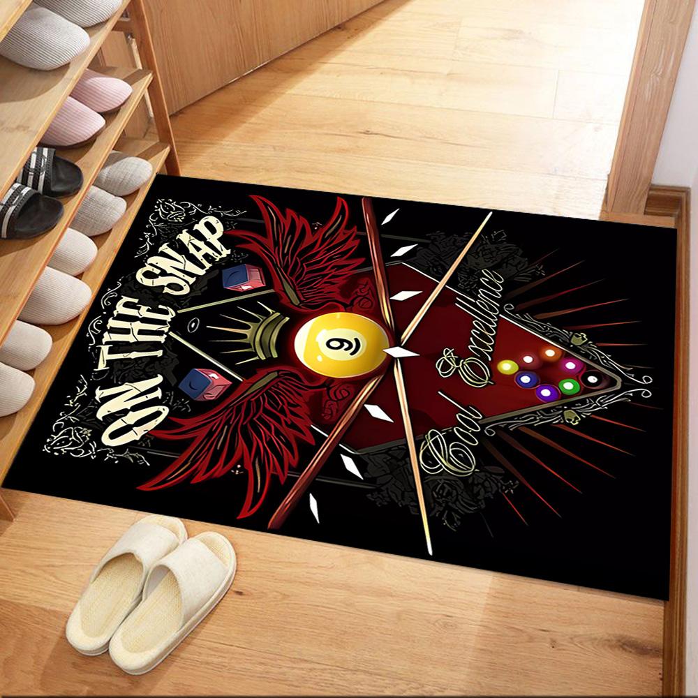 Pool Table Setup Floor Mats for Living Room, Bedroom and Room Decoration Are Suitable for Gifts.