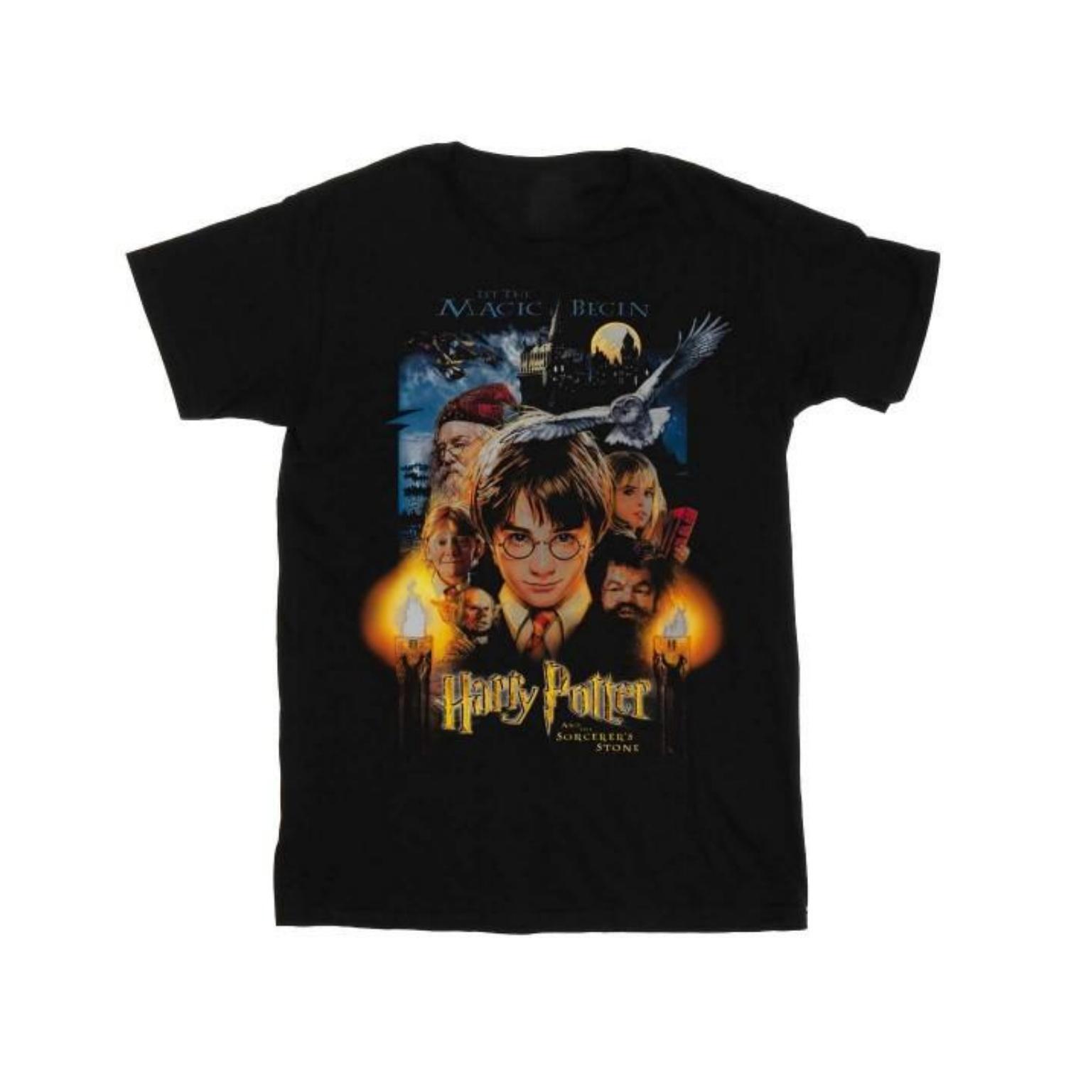 HARRY POTTER Boys The Sorcerer´s Stone Poster T-Shirt XXXXL