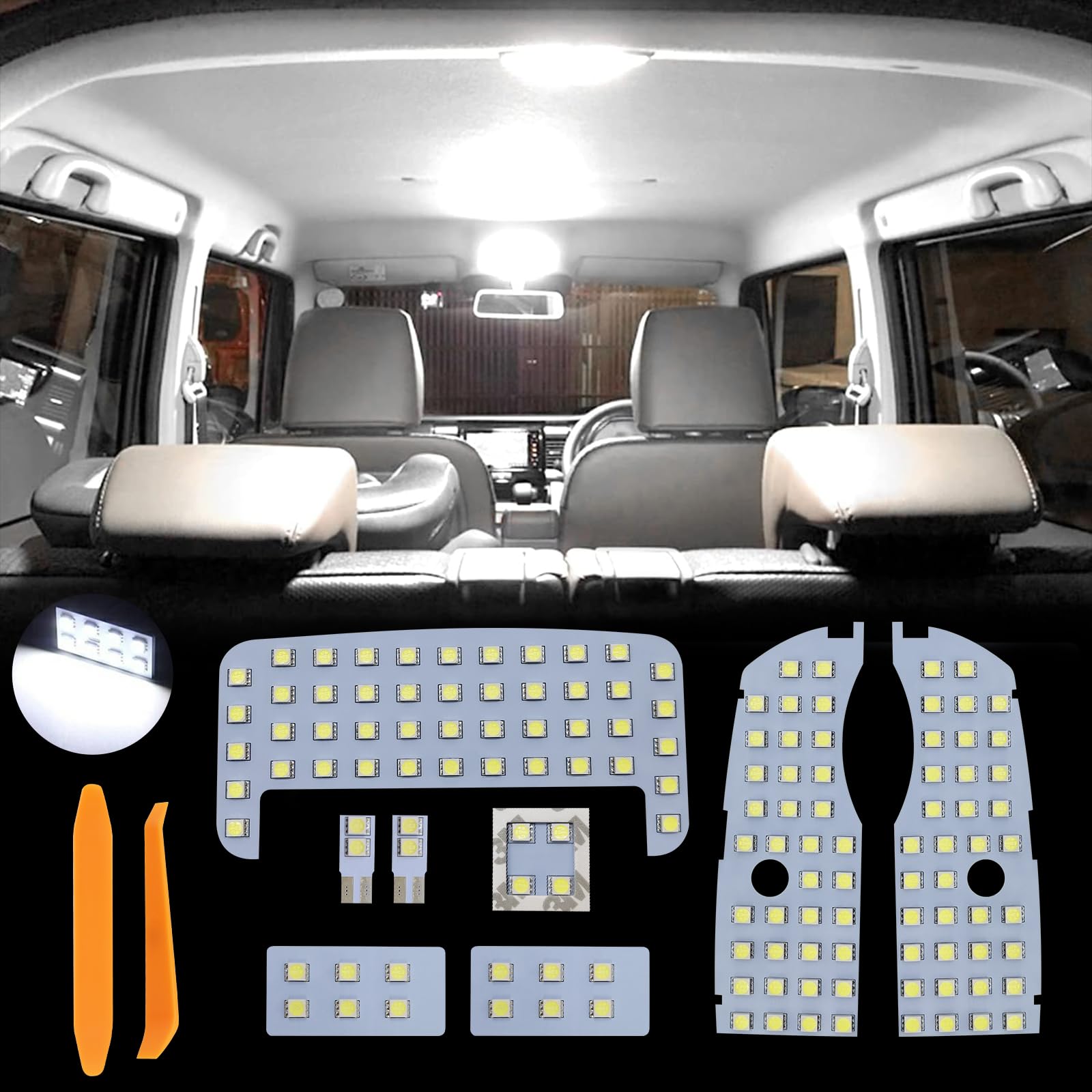 

Светодиодные лампы салона для Prius 30 серии для Prius ZVW30 и поздней комплектации салона Специально разработаны для интерьера Toyota Prius ZVW 30 6000K OEM Без модификаций Легко