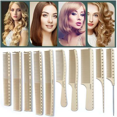 Haarwerkzeuge Kunststoff Salonlineal Kamm Stylingkämme Friseurkamm Klare Skala Laser