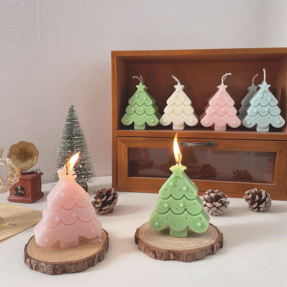 Man Christmas Tree DIY Crafts Elk Baking Mould Soap Making Tool Candle Mold Christmas Decor