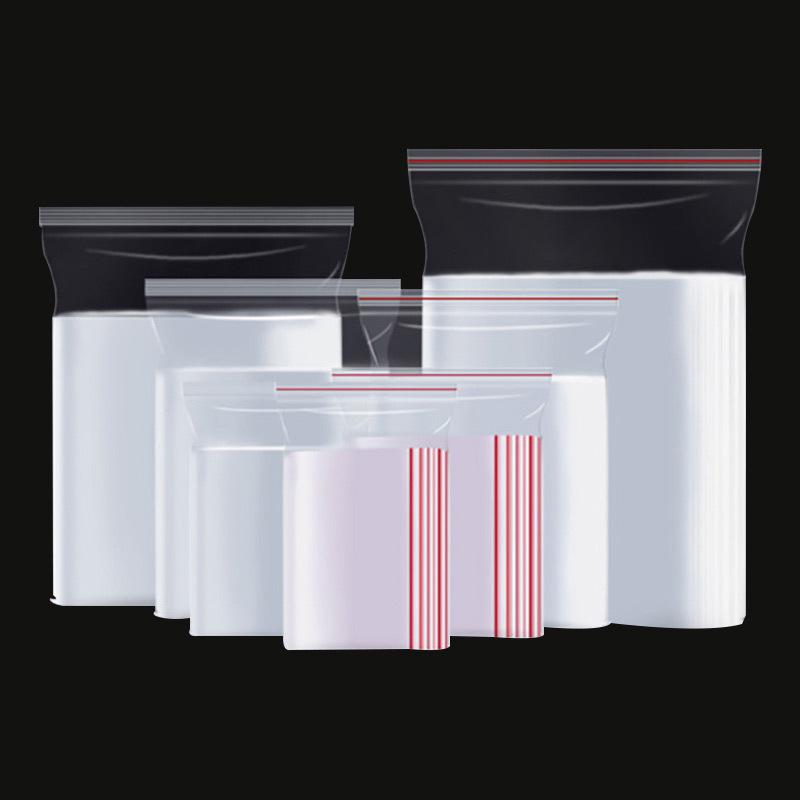 Transparent Self-Sealing Plastic Bag for Clothing, Jewelry, or Food - Dustproof Packaging