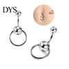 Fashion Women Circle Ball Belly Button Bar Navel Ring Body Piercing Jewelry