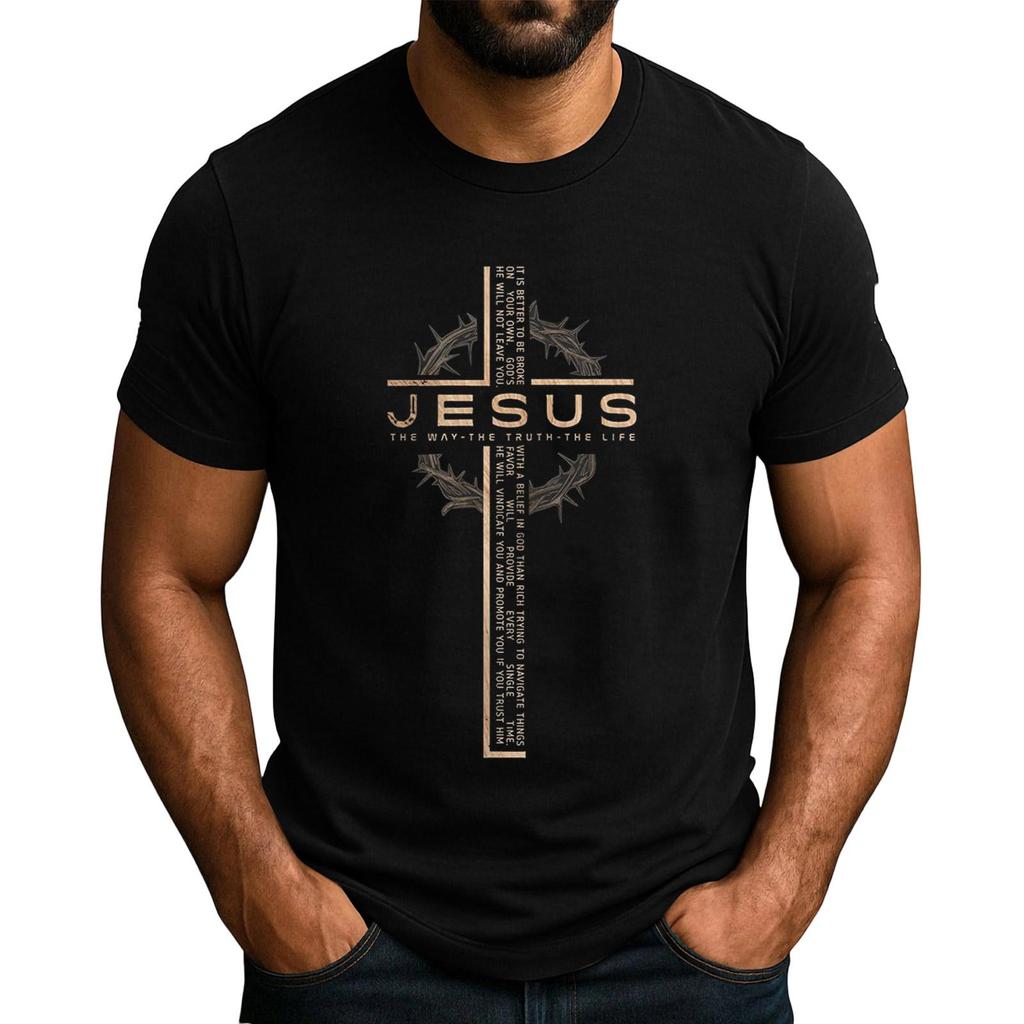 Men's Popular T,shirt Printed Round Neck Short Sleeve T,shirt