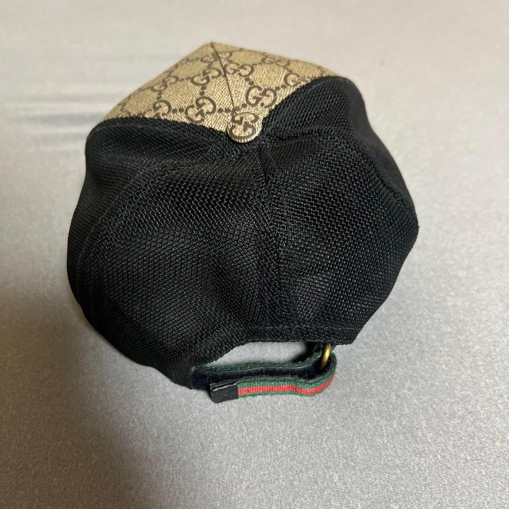 Used GUCCI GG Supreme Tiger Cap