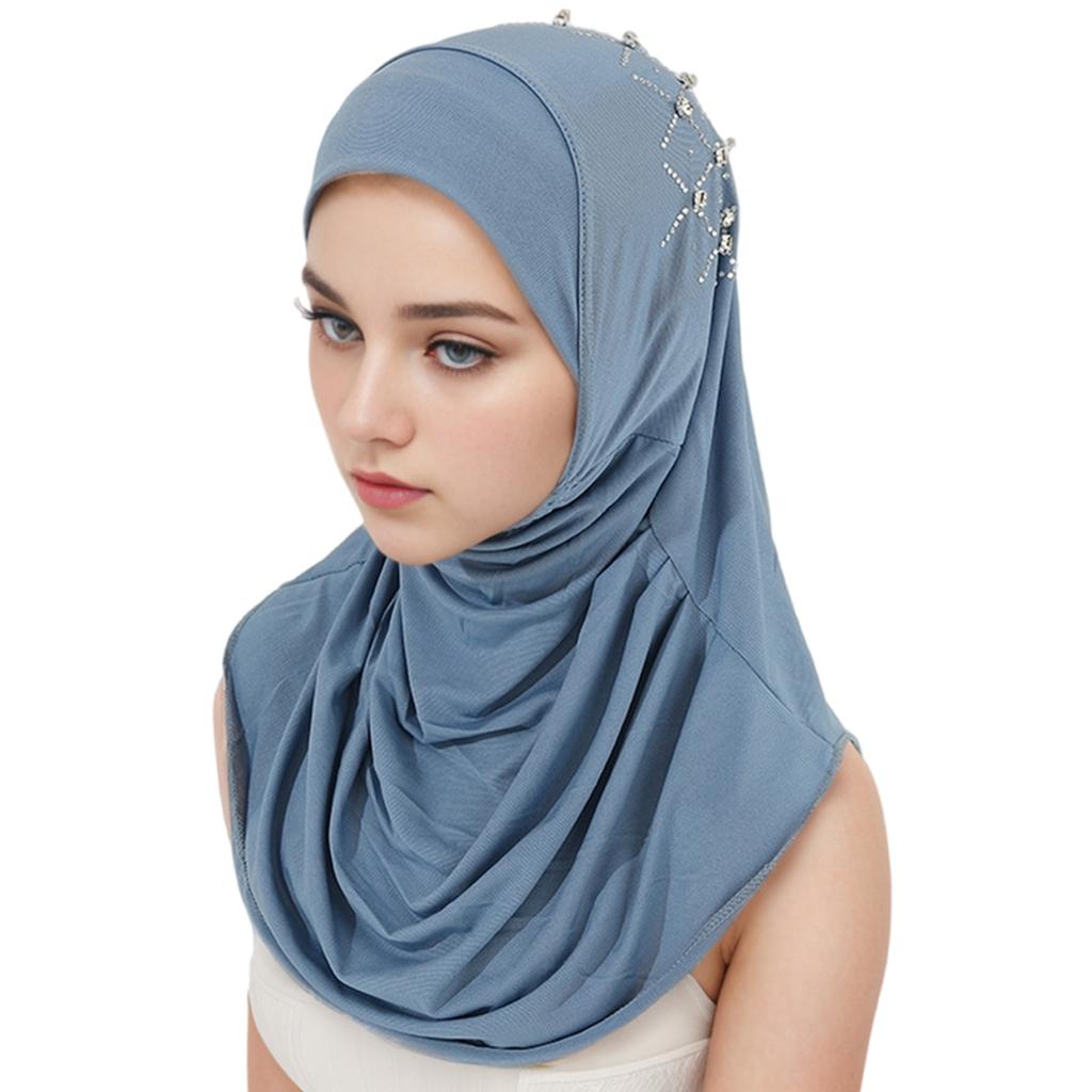 Femme Prière Turban Intérieur Casquettes Mariage Église Hijab Hijab Léger Temps Chaud Musulmans Prière Protection Solaire Foulard Islamique
