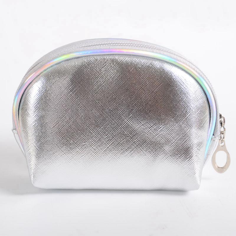Simple Waterproof Shell PU Makeup Pouch Fashion 2025 New Cosmetic Bag Women Makeup Organizer Toiletry Bag Travel Cosmetics Bag