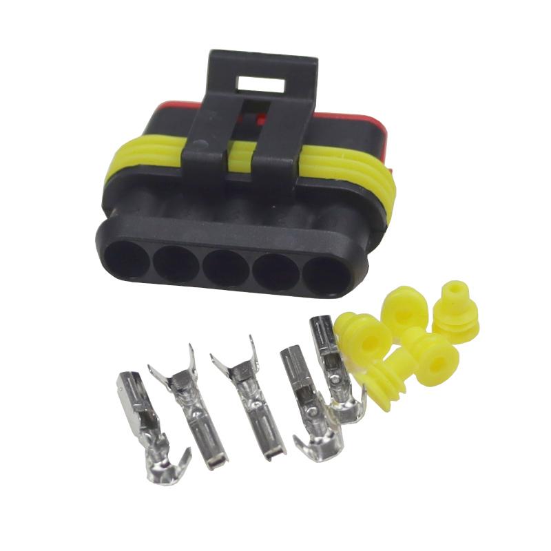 AMP Superseal Connector 5-fold - Premium ELMOT Hermetic Plug