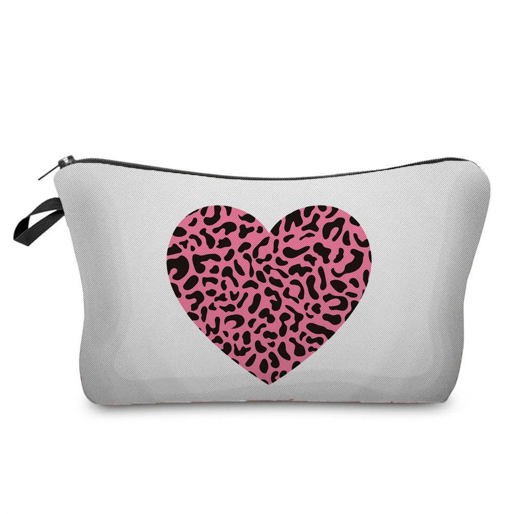 Women Lips Print Cosmetic Bag Toiletries Organize Travel Storage Case 6382