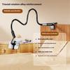 Flexible Handyhalterung mit Klemme für Nachttisch mit biegsamem Arm, 360° drehbarer Metallschlauch, Handy-Ständer-Upgrades für bequemes Ansehen