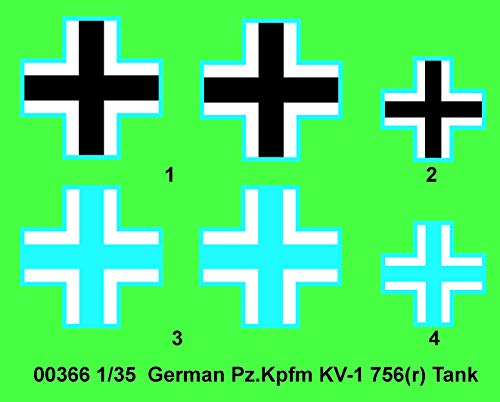 Trumpeter 1/35 German KV-1 Heavy Tank Modified/Pz.kpfw756 R Plastic Model