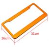 aluminum alloy License Plate Frame Holder Auto 1X USA American License Plate Covers Frames 6