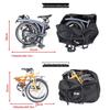 Borsa pieghevole SUKOU per biciclette Brompton e Dahon da 14"-20"