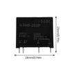 1Pcs/5Pcs DC 5V Solid State Relay Module G3MB-202P PCB SSR AC 240V 2A Snubber Circuit Resistor Relay G3MB 202P Relay Switch