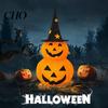 Decorative Pumpkin Light 3FT Halloween Collapsible Decoration Battery Operated Up Holiday Party Lantern Pop Jack-o-Lantern for Indoor Outdoor