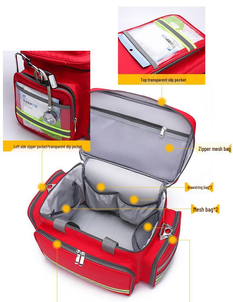 Bolida Waterproof Oxford Cloth Medical Emergency Backpack