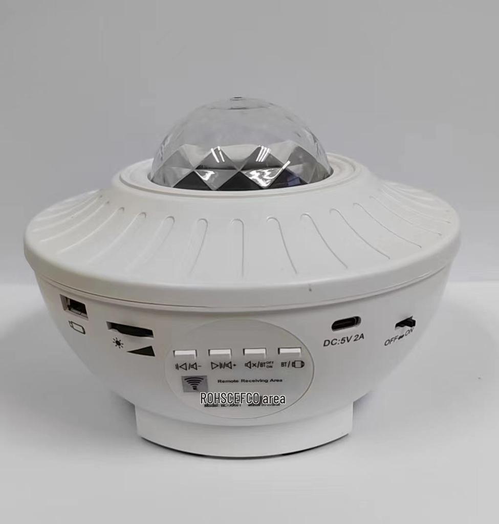 Bluetooth Starry Sky Projector Lamp with USB & Remote Control - Laser Night Light Show for Bedroom Atmosphere