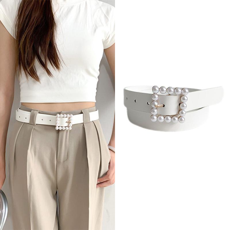 Women'S Belt Vintage Carved Needle Buckle Punk Hip Hop Rock Style Jeans Belt Y2K Belt Pu Leather Belt