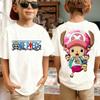 One Piece Anime T-Shirt für Herren mit Aufdruck von Roronoa Zoro, Jungen, Kindern, Harajuku, Kurzarm, Luffy-T-Shirt, Bekleidung
