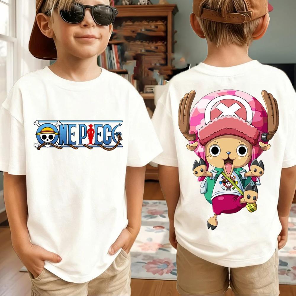 One Piece Anime T-Shirt für Herren mit Aufdruck von Roronoa Zoro, Jungen, Kindern, Harajuku, Kurzarm, Luffy-T-Shirt, Bekleidung